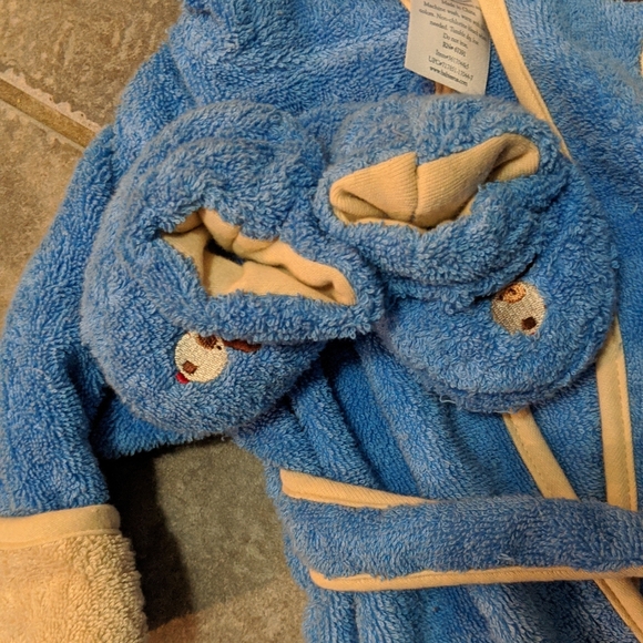 Koala baby hooded robe with booties 0-9m - Picture 6 of 8